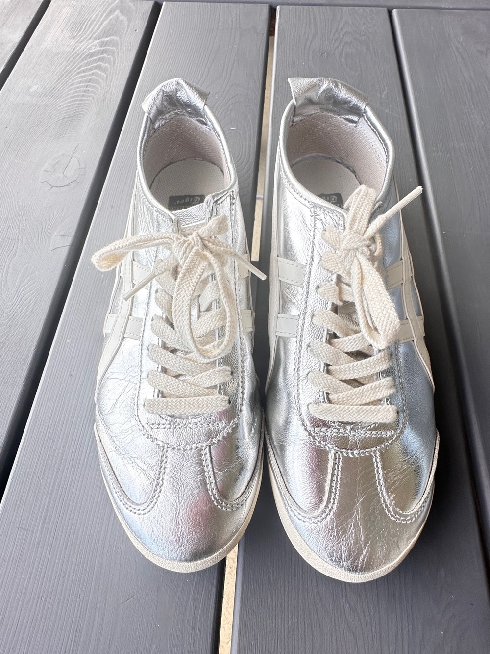 Onitsuka Tiger Mexico 66 Silver, Sz Men's 9 ,women 10.5 1183B566 unisex